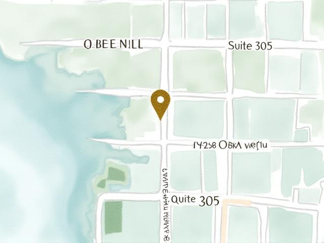 Map showing After Hour's location at 7428 Oak Avenue, Suite 305, Seattle, WA 98104
